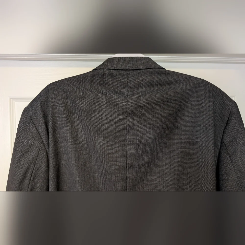 Joseph Abboud Just One Earth Dark Gray Slim Fit Blazer Sport Coat Super 120's - Picture 14 of 16